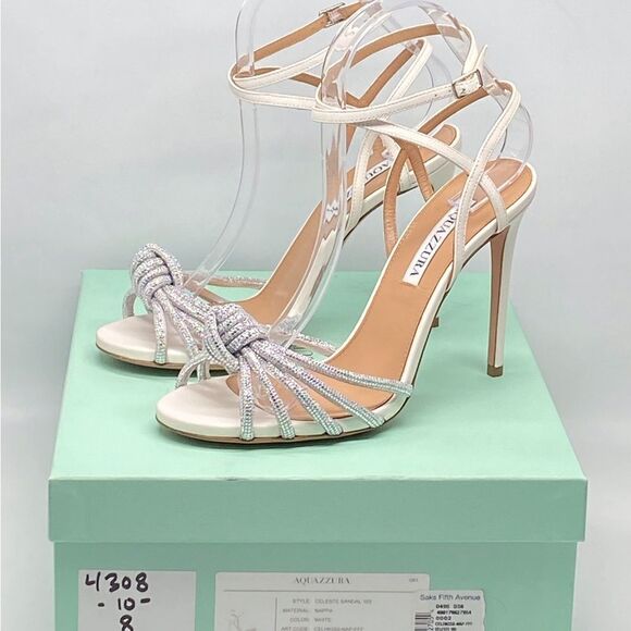 Aquazzura  Celeste Degrade Embellished Sandals size 38 - Picture 12 of 14